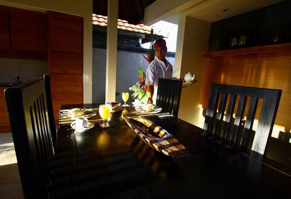 Bali Nyuh Gading Villas Kerobokan Restaurante foto